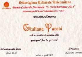 Giuliana Nicotra - Concorso Unicamilano - Europa Edizioni