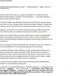 Veronica d'Appollonio - Comunicato stampa "Libellule" - Europa Edizioni