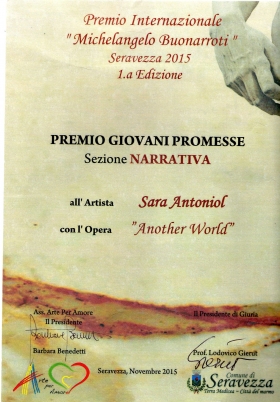 Antoniol Sara - Premio Giovani Promesse - Europa Edizioni