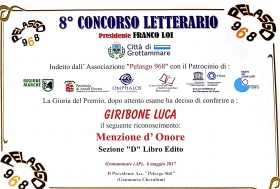 Premio Concorso letterario Grottammare 2017 - Europa Edizioni