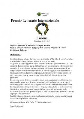 Premio Letterario Internazionale Corona - Europa Edizioni