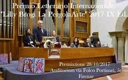 Premio alla Carriera al Premio "Pergola Arte - Lilly Brogi 2017 - IX Edizione" - Europa Edizioni