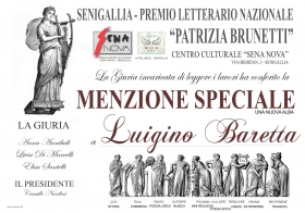 menzione speciale al concorso letterario PATRIZIA BRUNETTI DI SENIGALLIA. - Europa Edizioni