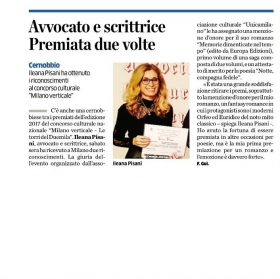 articolo (del giornale La Provincia di Como) - Europa Edizioni