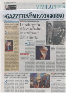 Recensione su LA GAZZETTA DEL MEZZOGIORNO - Europa Edizioni