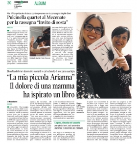 Articolo corriere di Arezzo - Europa Edizioni