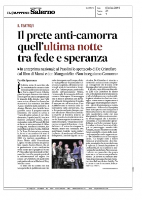 Articolo sul Mattino - Europa Edizioni